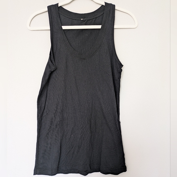 Monrow Black Tank Top Sz M - Picture 1 of 3